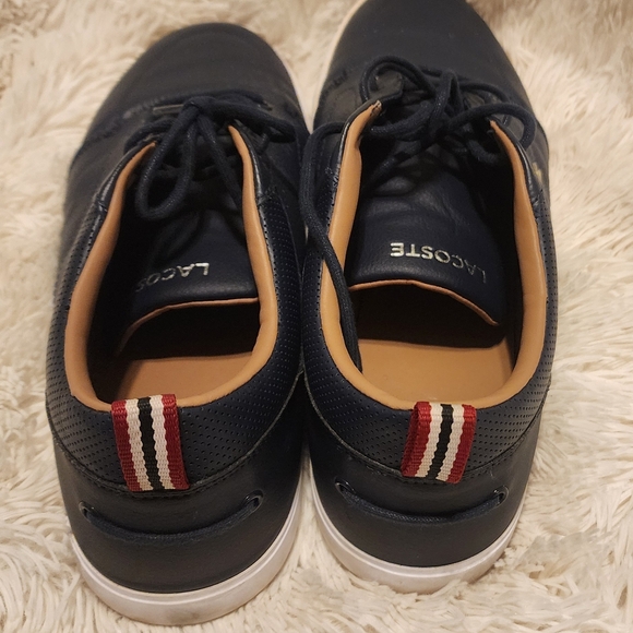 Lacoste Men’s Bayliss 119 sneakers Navy white used - Picture 2 of 5